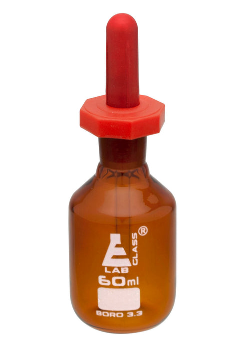 Dropping Bottle, 60mL - Amber - Borosilicate Glass