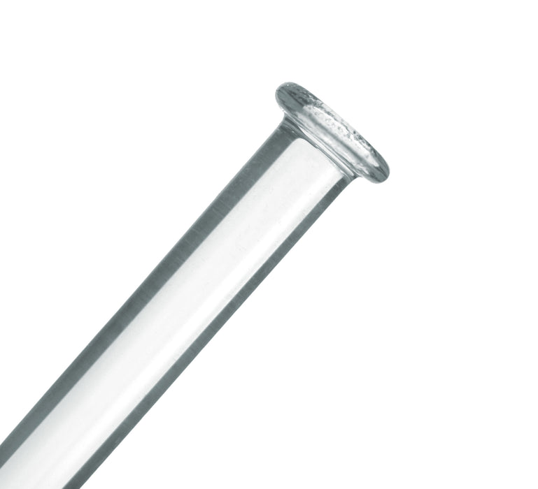 10PK Glass Stirring Rods, 11.8" - Spade & Button Ends, 6mm Diameter - Eisco Labs