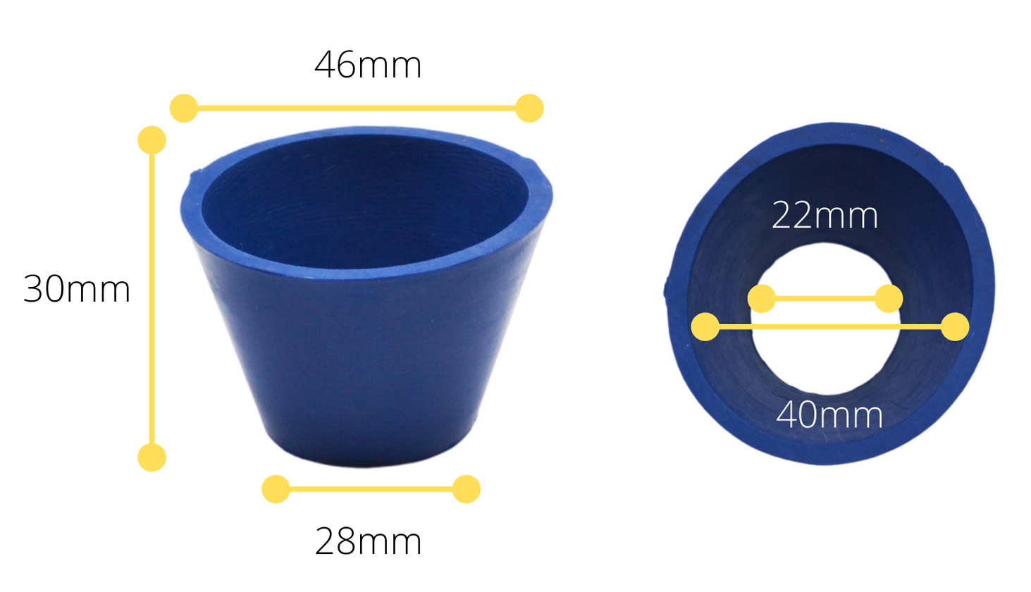 Filter Adapter Tapered Cone, Size 4 For Use With Buchner Funnel Ne