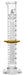100ml glass graduated cylinder class a
