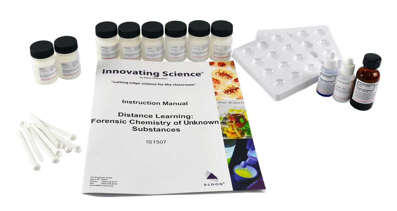 Forensic Chemistry of Unknown Substance - Distance Learning Kit