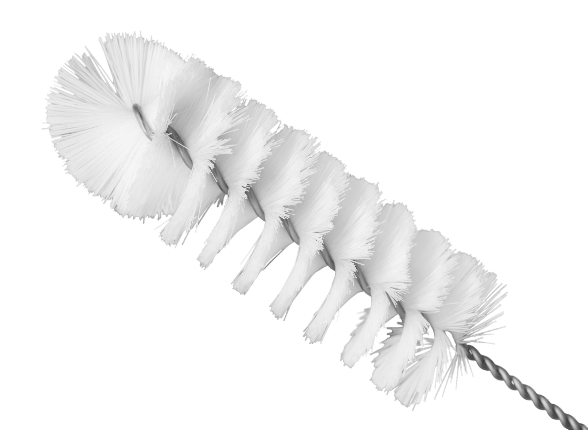 Nylon Cleaning Brush, 12.25" Fan Shaped End 1.5" Diameter — hBARSCI