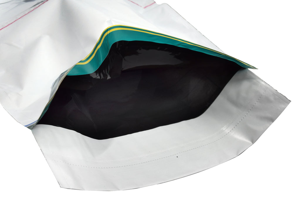 Secur-Pak Deposit Bags with Pocket - Pack of 100 - Premium, Level 4 Security Tamper Evident, White Security Bags - Self Sealing, Opaque 2.5 Mil Plastic - 12" x 16" - SECUR-PAK