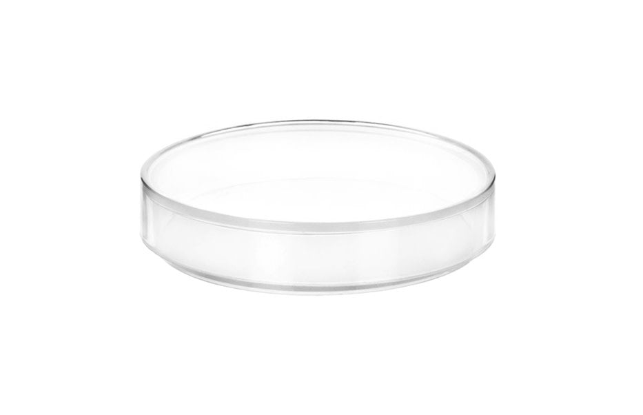 12PK Petri Dishes, 2.9" x 0.5" (75 x 13mm) - With Lid - Polypropylene Plastic