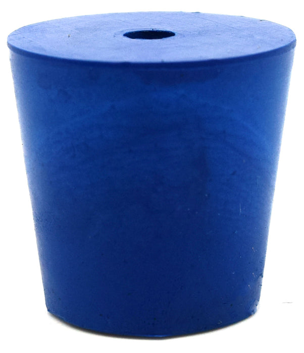 10PK Neoprene Stoppers, 1 Hole - ASTM - Size: #4 - 20mm Bottom, 26mm Top, 25mm Length
