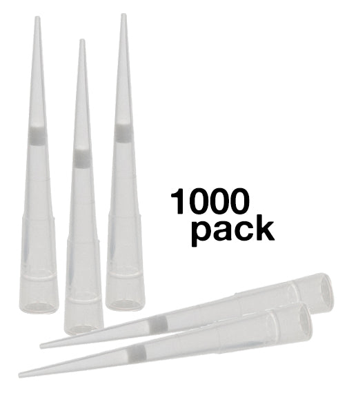 Filtered Micropipette Tips, 1,000pc - 200µl capacity - Non-Sterile - Autoclavable - Eisco Labs