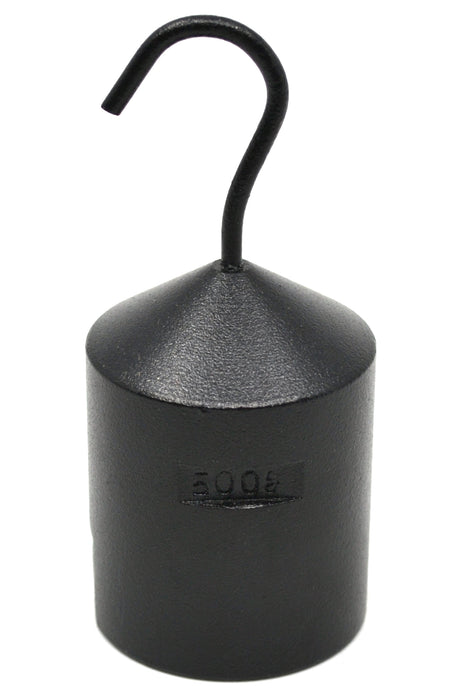 Weight, 500g - Iron - With Hook and Slotted Base