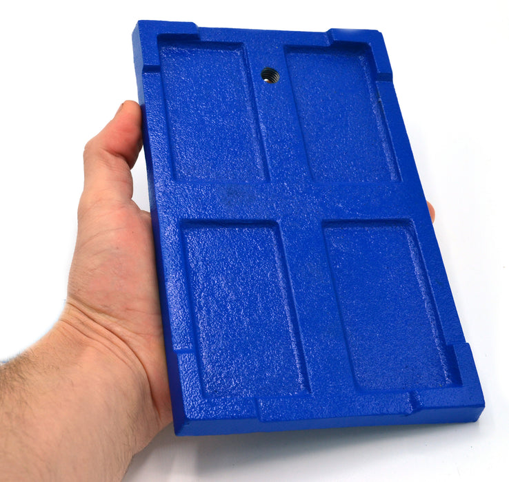 Rectangular Retort Base - 8"x5" - Cast Iron