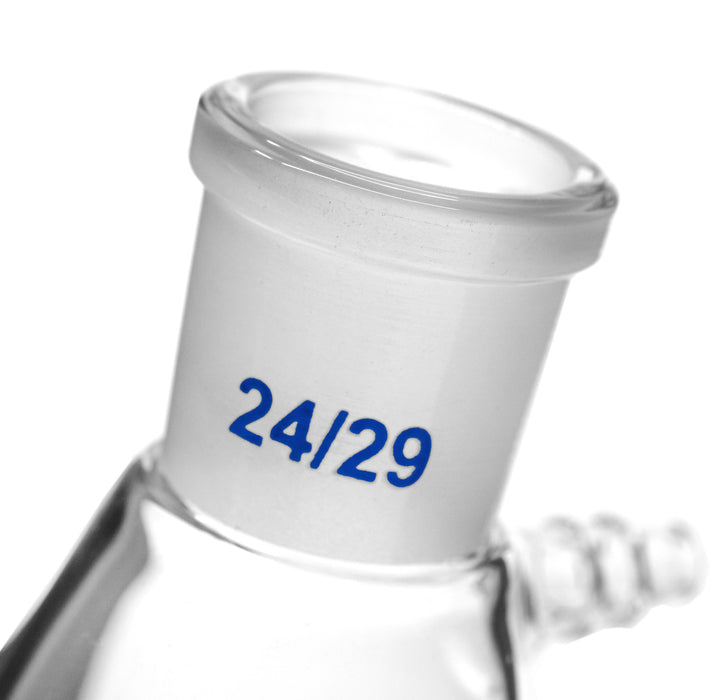 Buchner Filtering Flask, 250ml - Socket Size 24/29 -  Interchangeable Joint - Side Arm - Borosilicate Glass - Eisco Labs