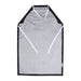 medium black rubberized apron back