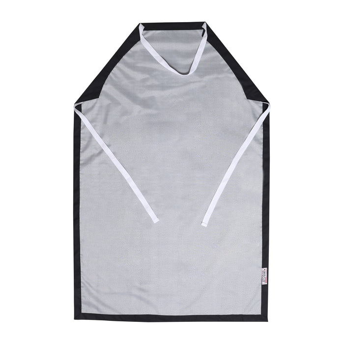 Rubber Vinyl Apron, Large (27"W x 42"L) - Black