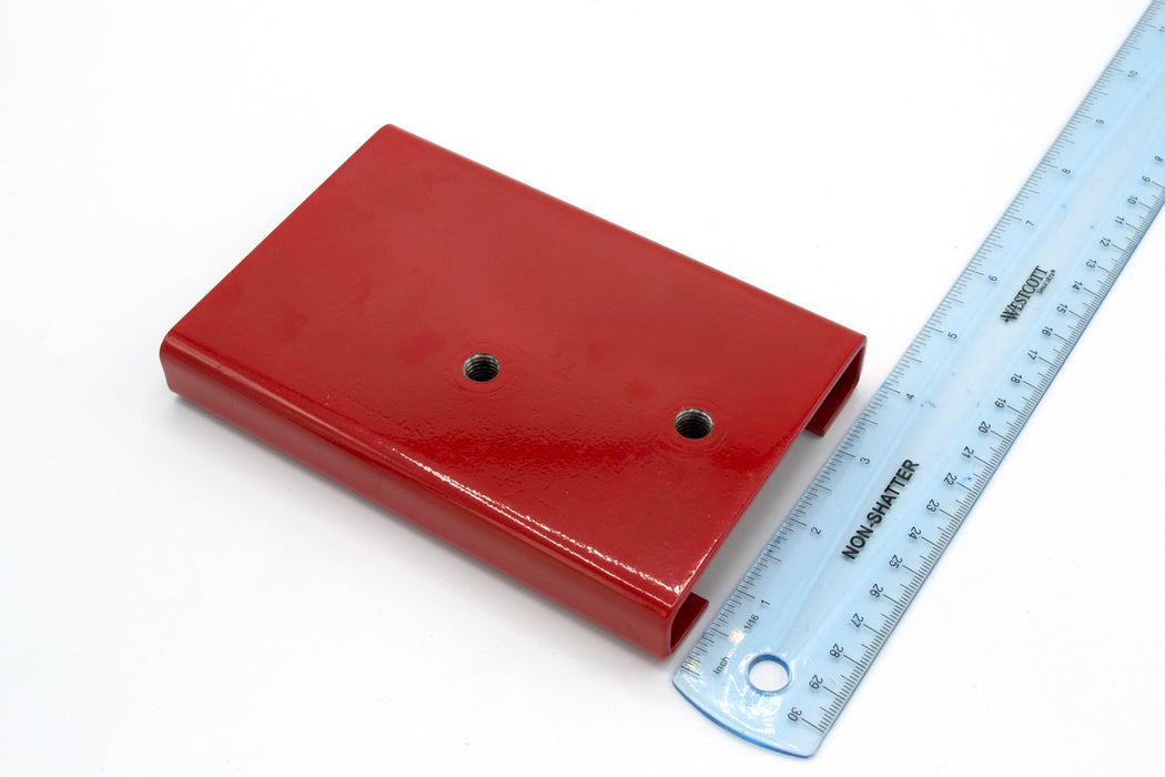 Rectangular Retort Base - 6"x4" - Steel