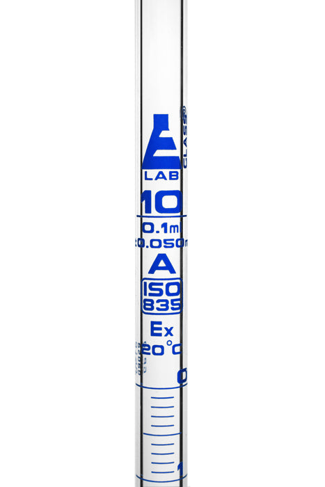 Serological Pipette, 10ml - Class A - Tolerance ±0.050ml  - Borosilicate 3.3 Glass