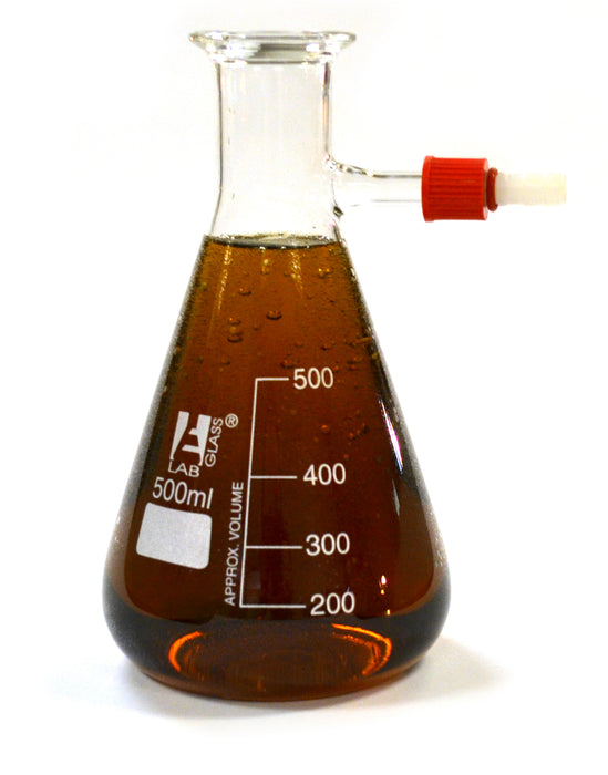 Filter Flask, Borosilicate, 500mL, Pack of 2