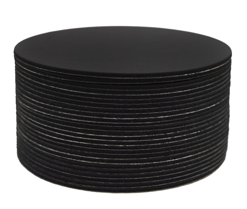 Adhesive Magnetic Circles, 25 Pieces - 2.03" x 0.03" - Premium Quality, Flexible - 4 Mil Acrylic Adhesive, Moisture Stable Liner - Great for Crafts, Projects, Refrigerators and Organization - hBARSCI