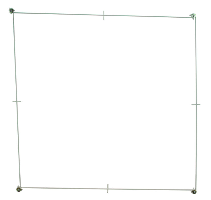 Folding Quadrat - 0.5 Meters Square - Steel Frame