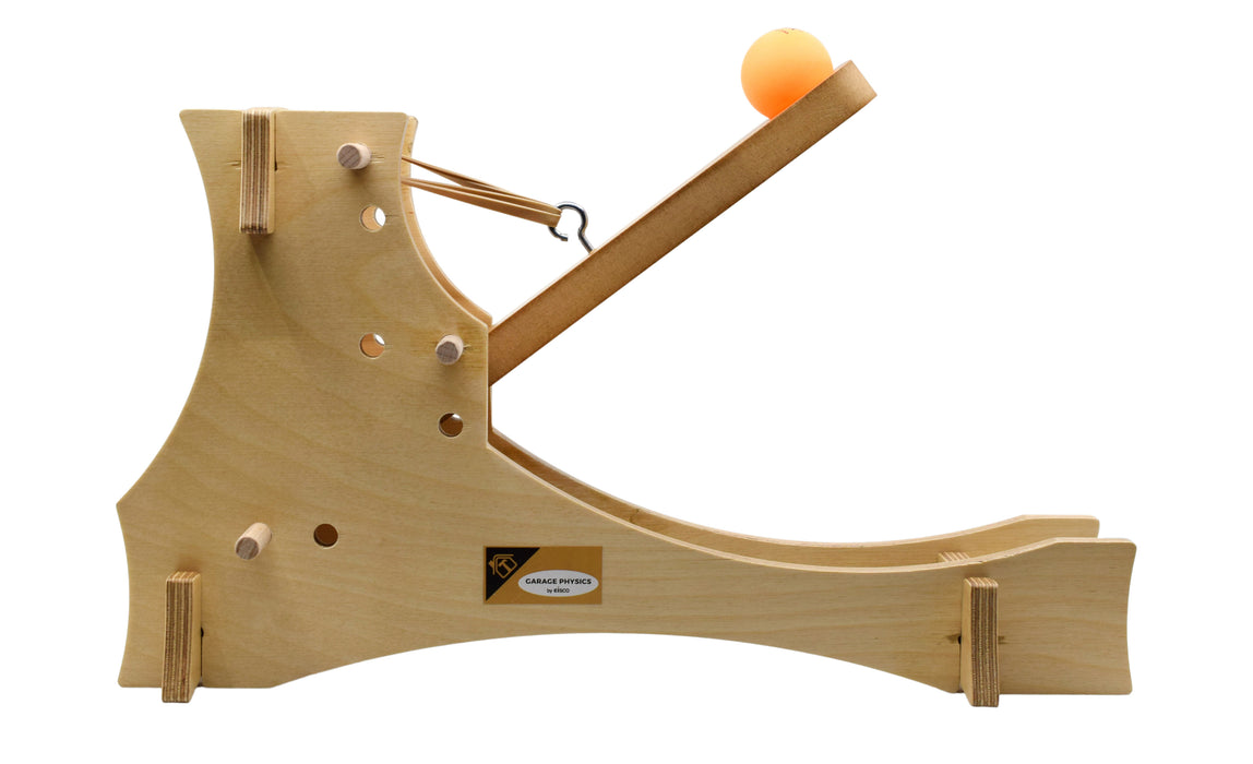 DIY High Power Catapult - Explore Force, Acceleration, Hooke's Law - Garage Physics