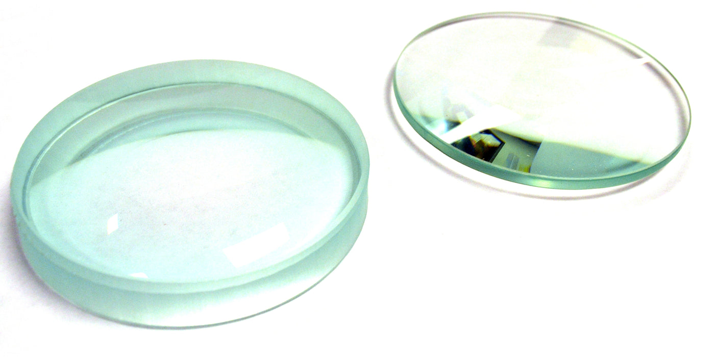 6 Piece Optical Lens Set, 3" - 3 Double Convex & 3 Double Concave