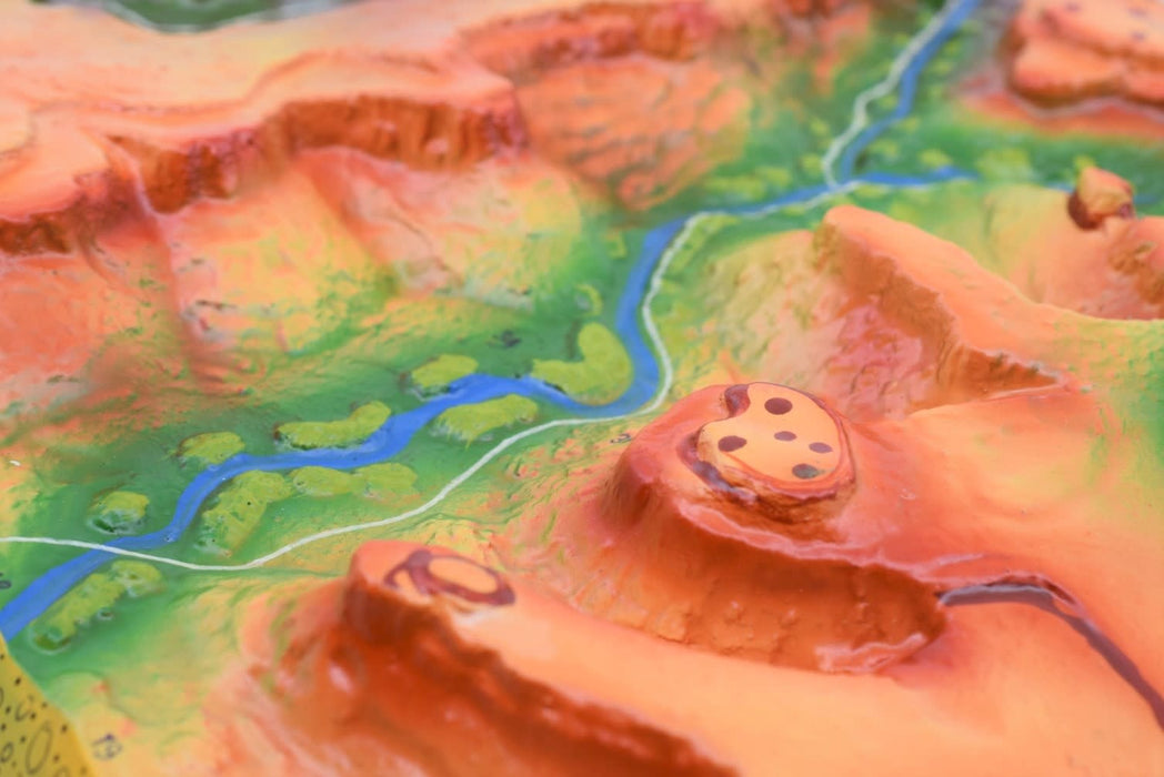 8 Piece Landform Model Set, 37 Inch - Investigate Geographical and Geological Features