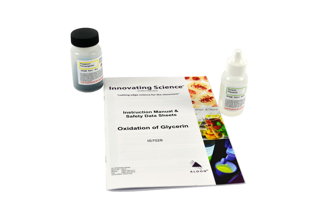 Oxidation Of Glycerin Chemical Demonstration Kit