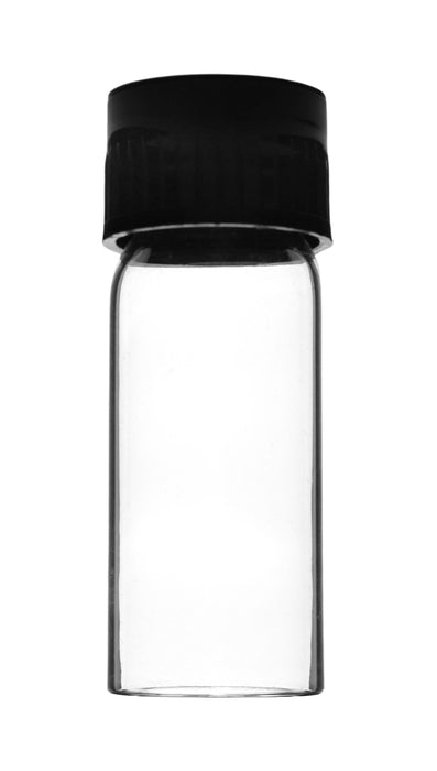 Culture Tube with Screw Cap, 5mL, 24/PK - 16x55mm - Flat Bottom - Borosilicate Glass