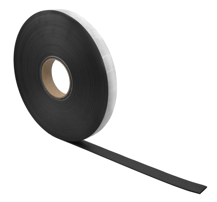 Flexible, Adhesive Magnetic Tape, 200 ft Roll - 1" x 0.03" - Standard, Indoor Rubber Adhesive - Great for Crafts, Projects, Refrigerators & Organization - hBARSCI