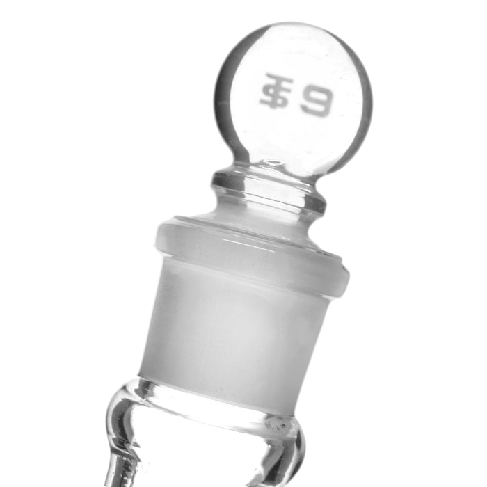 Premium Volumetric Flask Set - 10ml, 25ml & 50ml - Class A, ASTM E288 - Superior Durability & Chemical Resistance - Glass Penny Stoppers - Borosilicate 3.3 Glass - Eisco Labs