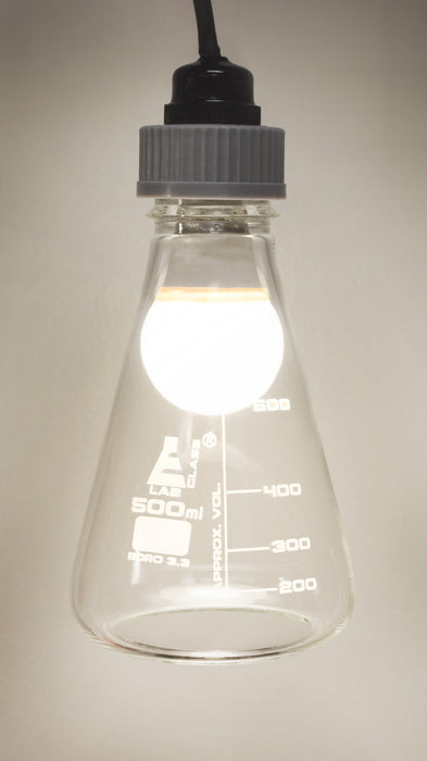DIY Erlenmeyer Pendant Light Kit - Circuit Building Activity