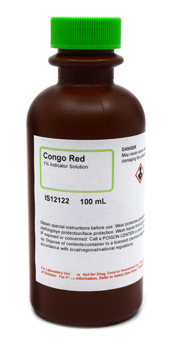 1% Congo Red Solution, 100mL - The Curated Chemical Collection
