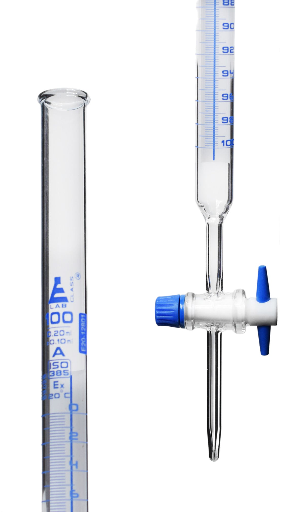 Schellbach Burette, 100mL Class A, Includes Calibration Certificate